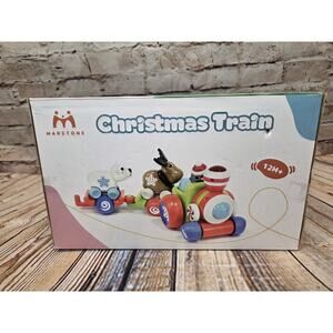 Marstone Christmas Train 12+ Months Educational Toy Crawling Learning